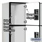 Salsbury Industries 4 Tier Designer Locker, 54"Wx76"Hx18"D, 12 Door, Gray 18-24368GRY - alternate 3